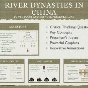 A presentation of river dynasties in china