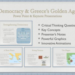 A powerpoint presentation with political and economic themes.