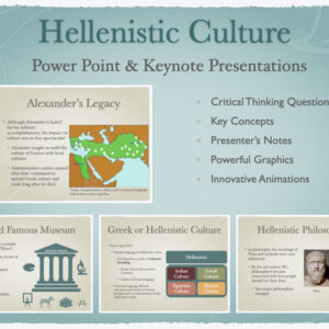 A powerpoint presentation with several slides and key