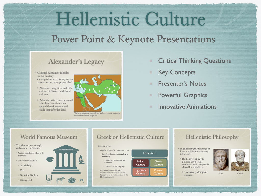 Hellenistic Culture History Presentation