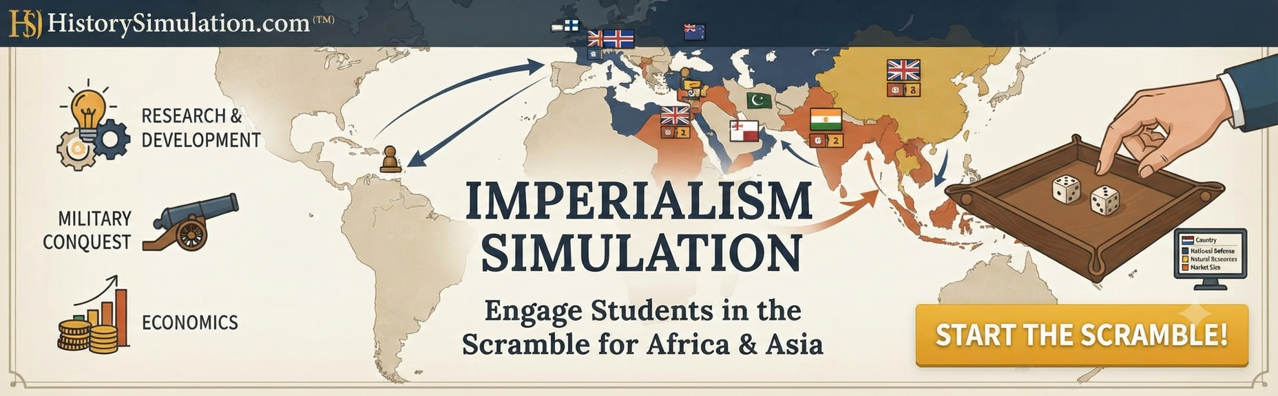 Imperialism Simulation: Engage Students in the Scramble for Africa & Asia.