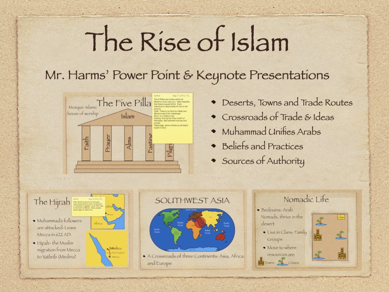 8.1 The Rise of Islam History Presentations
