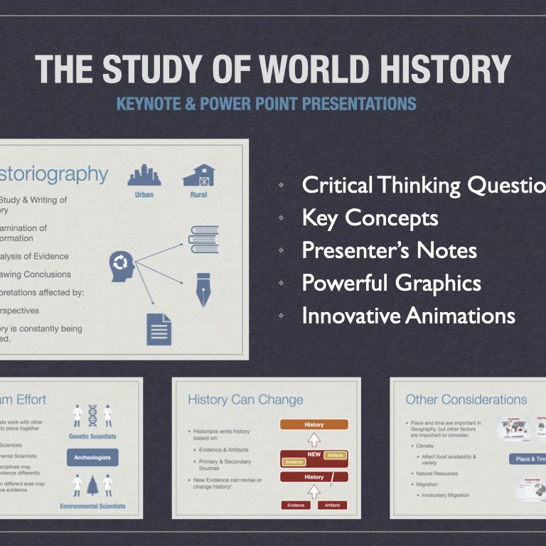 1.1 The Study of World History Cover