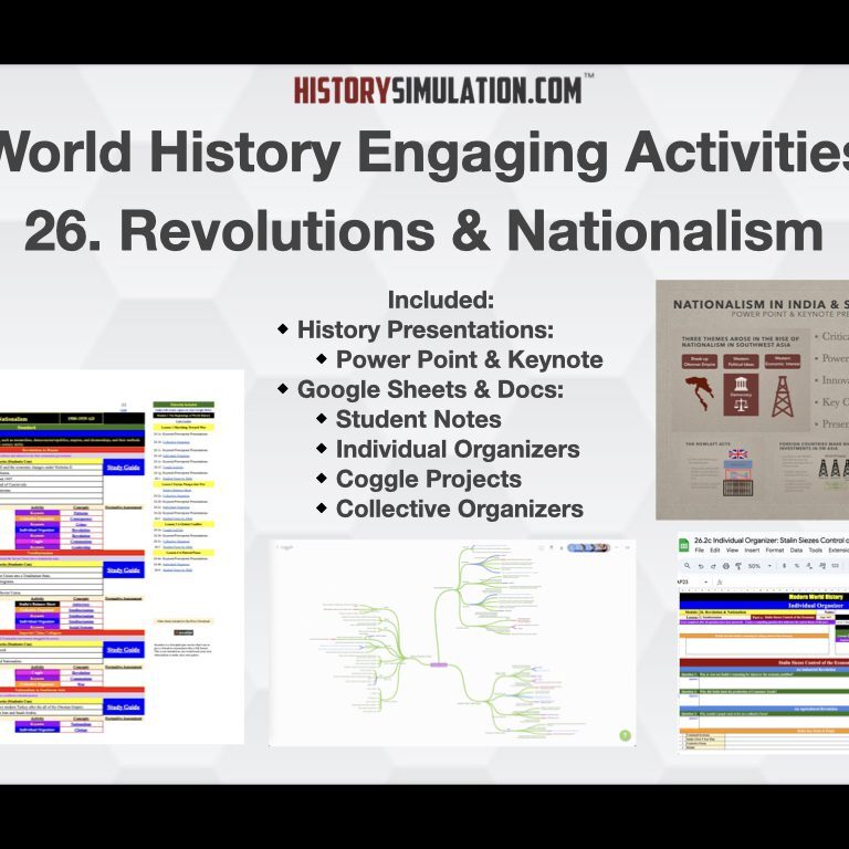 A digital resource for teaching revolutions and nationalism in world history.